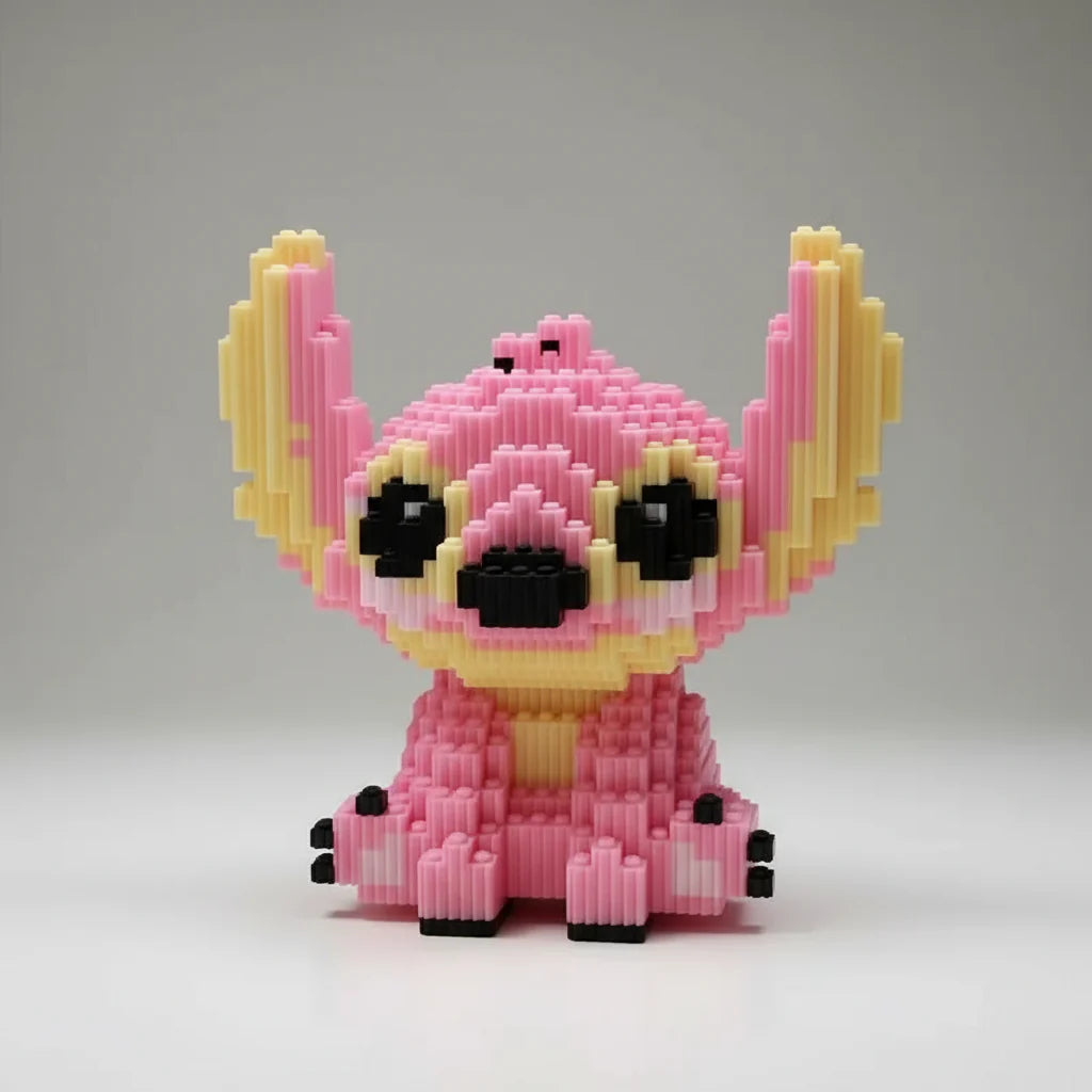 Sjenert rosa skapning | Byggeklosser
