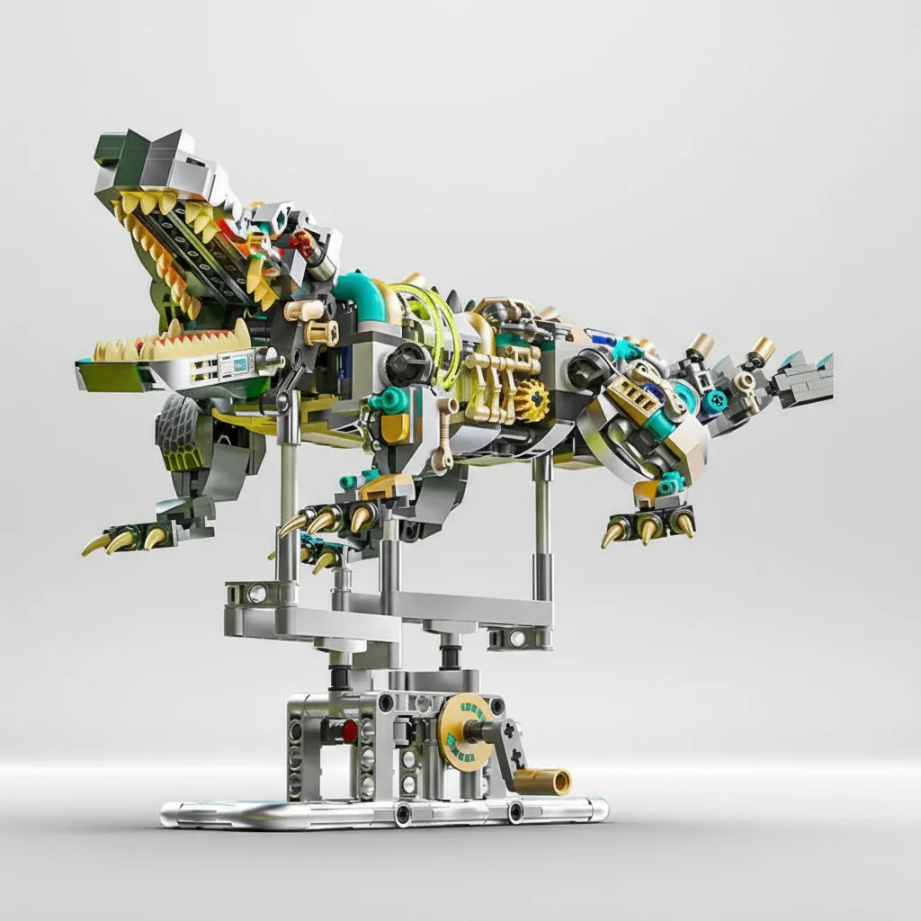 Krokodille i bevegelse | Byggeklosser