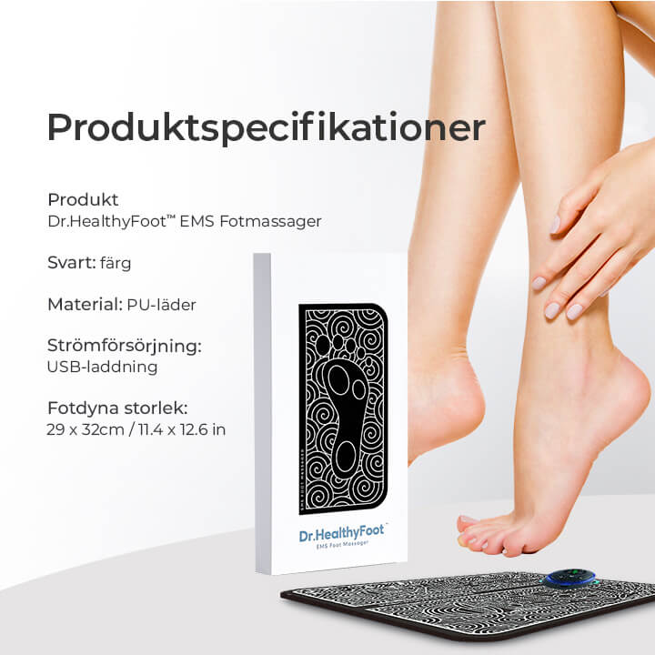 EMS elektrisk fotmassasje