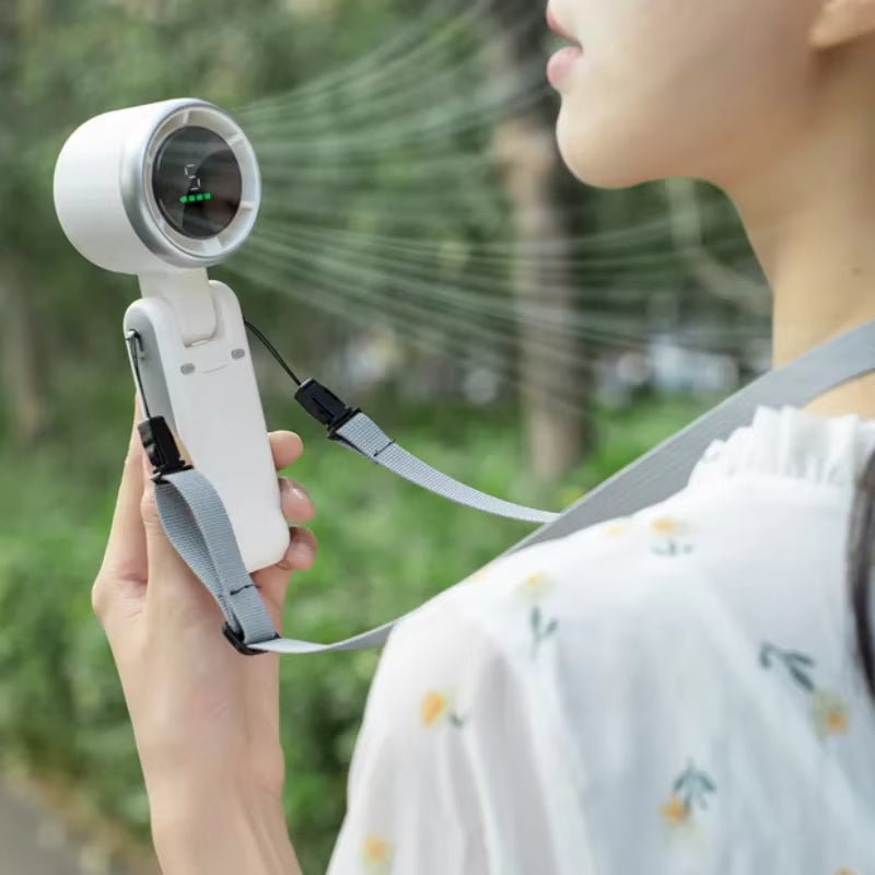 TurboBreeze - Håndholdt Mini-turbovifte for Reiser og Daglig Bruk