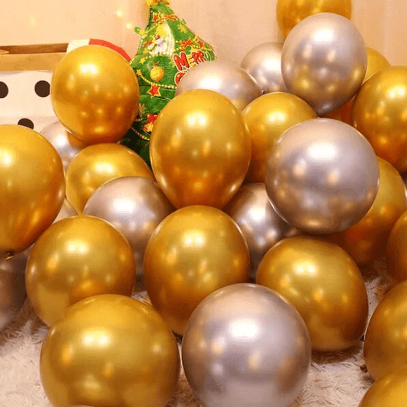 God Jul Ballonger i Flere Farger - Latexballonger Festballonger