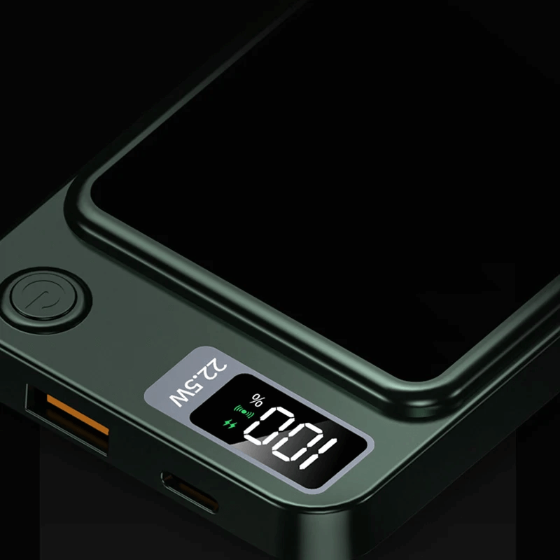 10000mAh Trådløs Magnetisk Powerbank