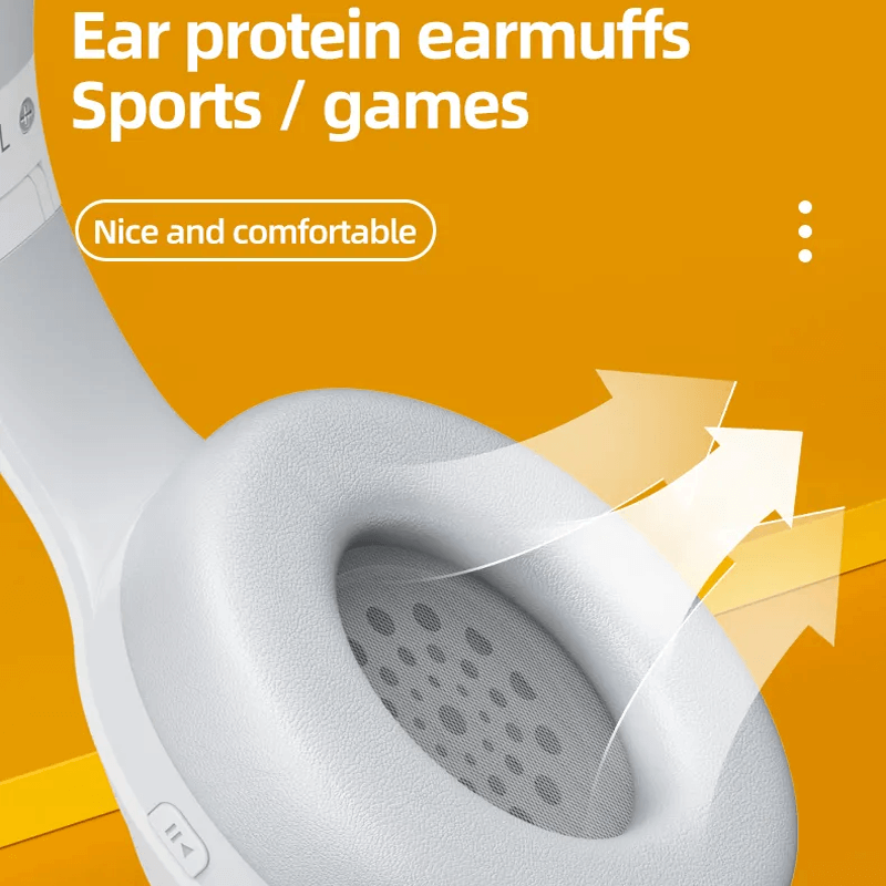 TH10 Trådløse Stereohodetelefoner 3D Lydteknologi HiFi Høyttaler 12h Batteritid - Krystallklar Lyd