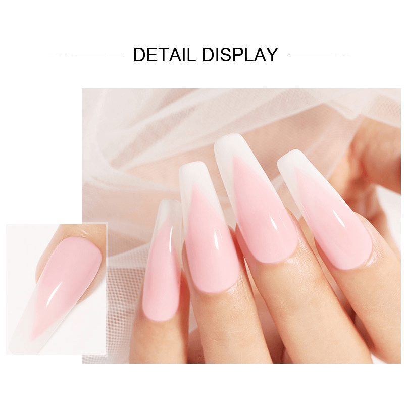 Neglforlengelsesett med UV-lampe