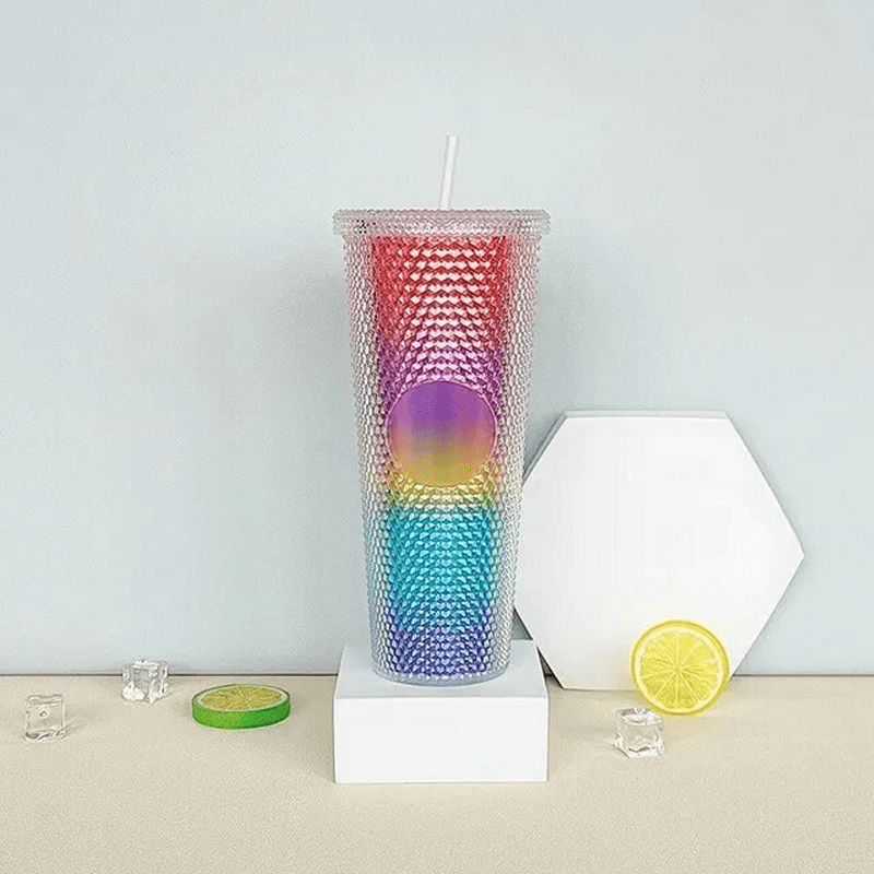 Gjenbrukbar Kopp med Sugerør 710ml