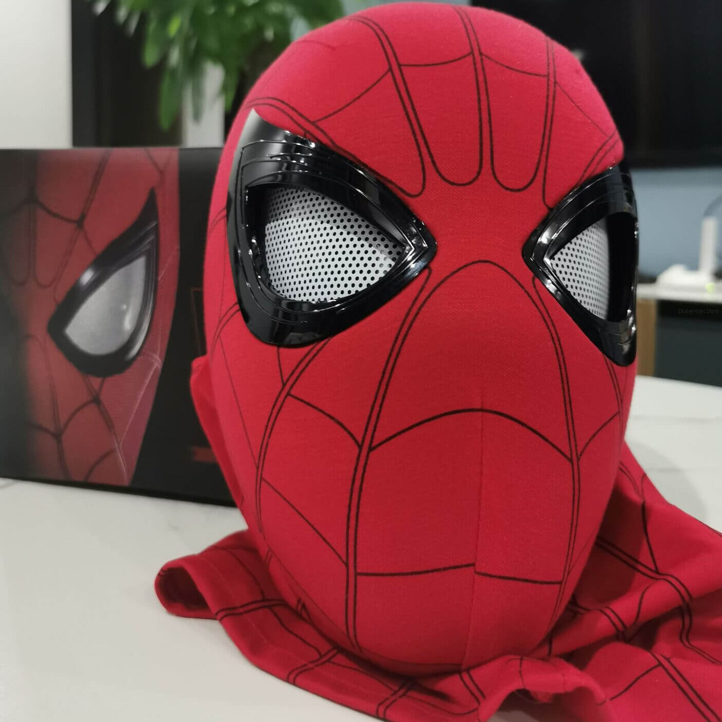 Spiderman Maske med Bevegelige Øyne