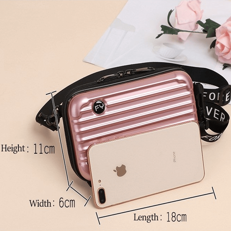 Reiseveske-inspirert crossbody-veske
