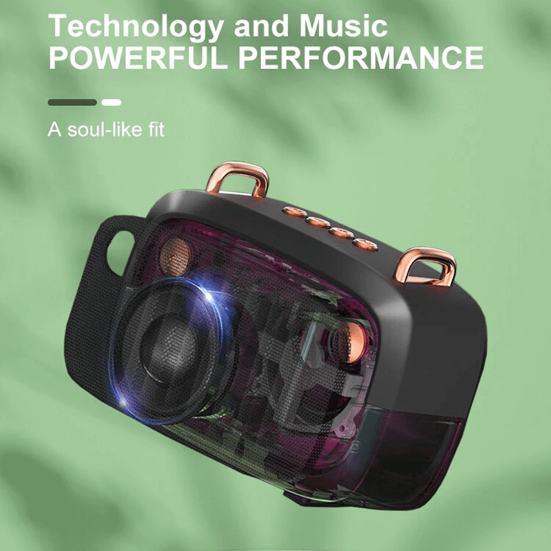 Bærbar Høyttaler i Retrostil