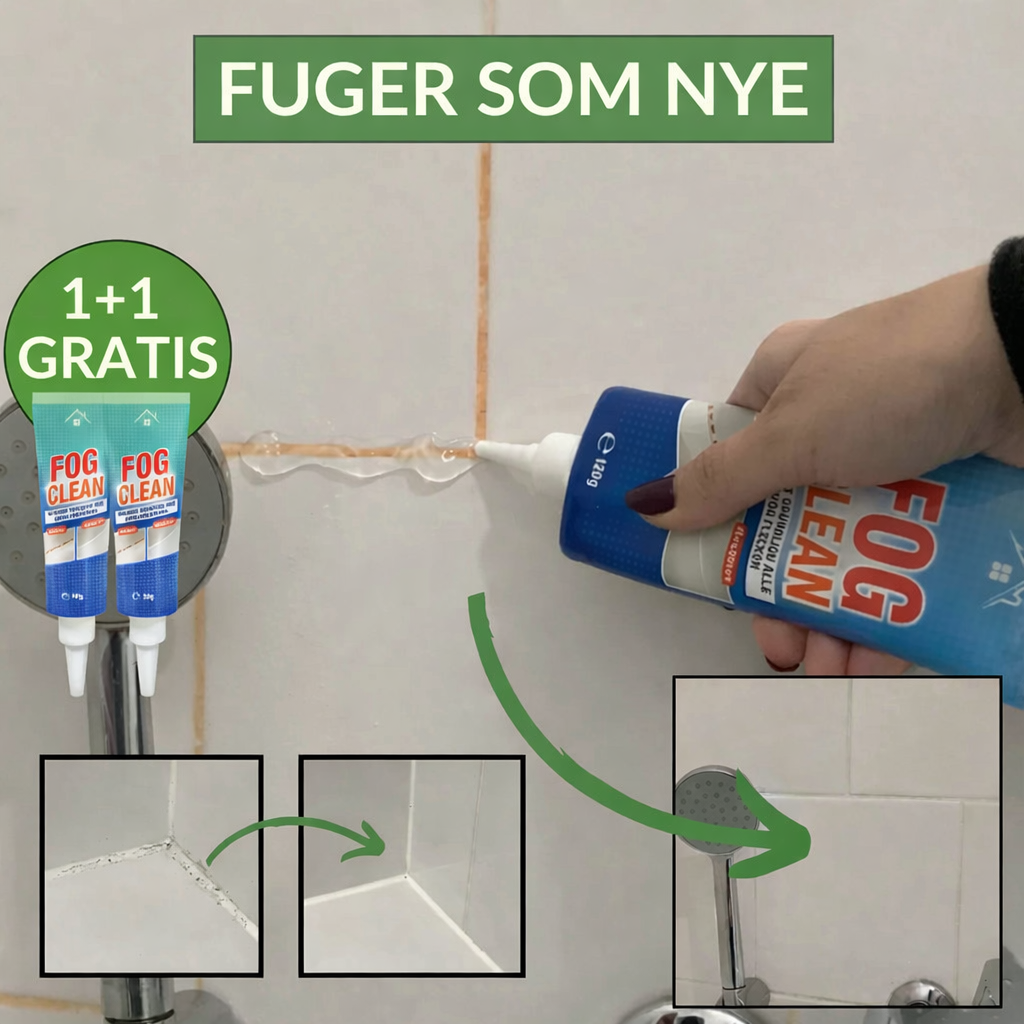 FogClean™ – Få fuger som nye uten skrubbing