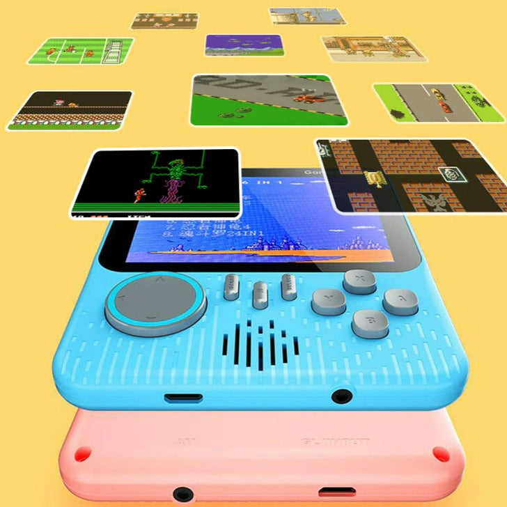 Tynn Håndholdt Retro Videospillkonsoll 666 Spill