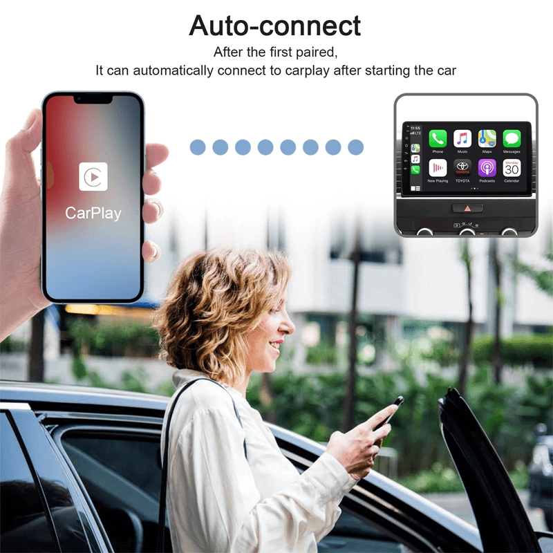 Trådløs CarPlay-adapter for Android/Apple