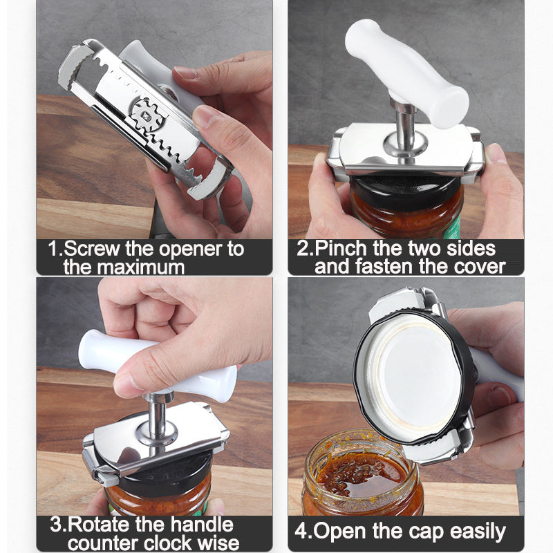 EasyGrip Krukkeåpner for Skrulokk og Konserver