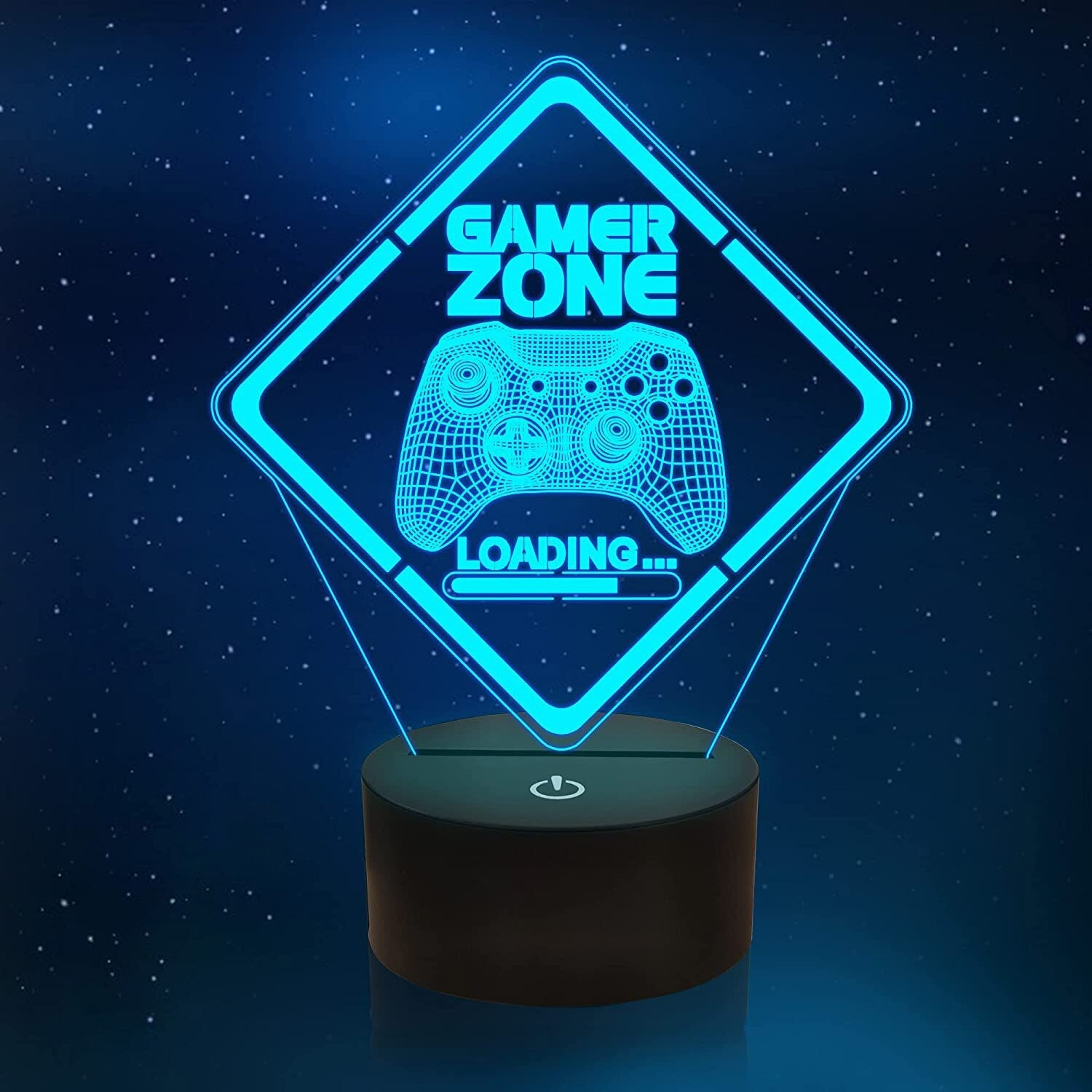 3D LED Lampe Gamer