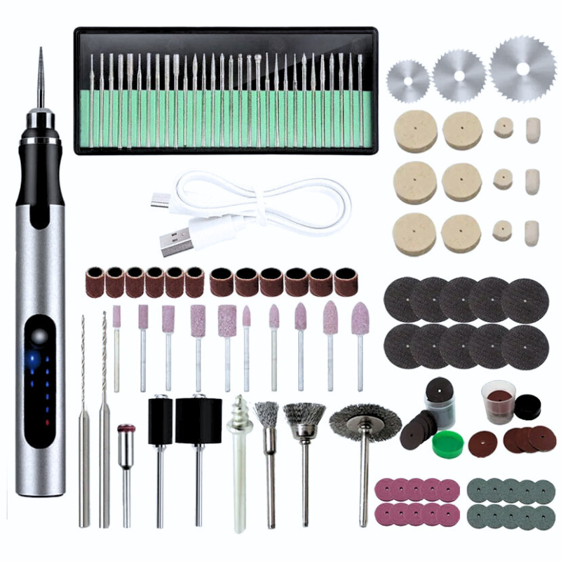 182 stk Trådløs Elektrisk Graveringspenn for DIY