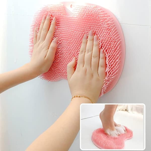 Fot- og Ryggskrubber for Dusjen - Festes på veggen