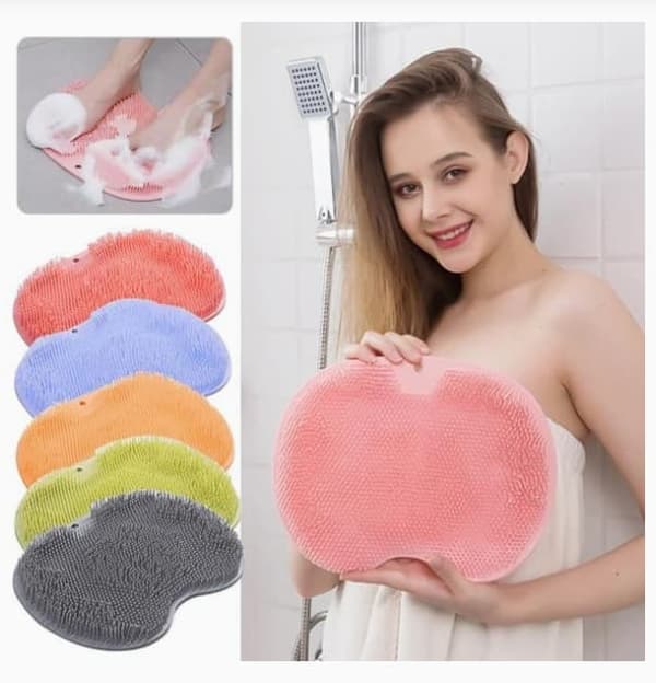 Fot- og Ryggskrubber for Dusjen - Festes på veggen