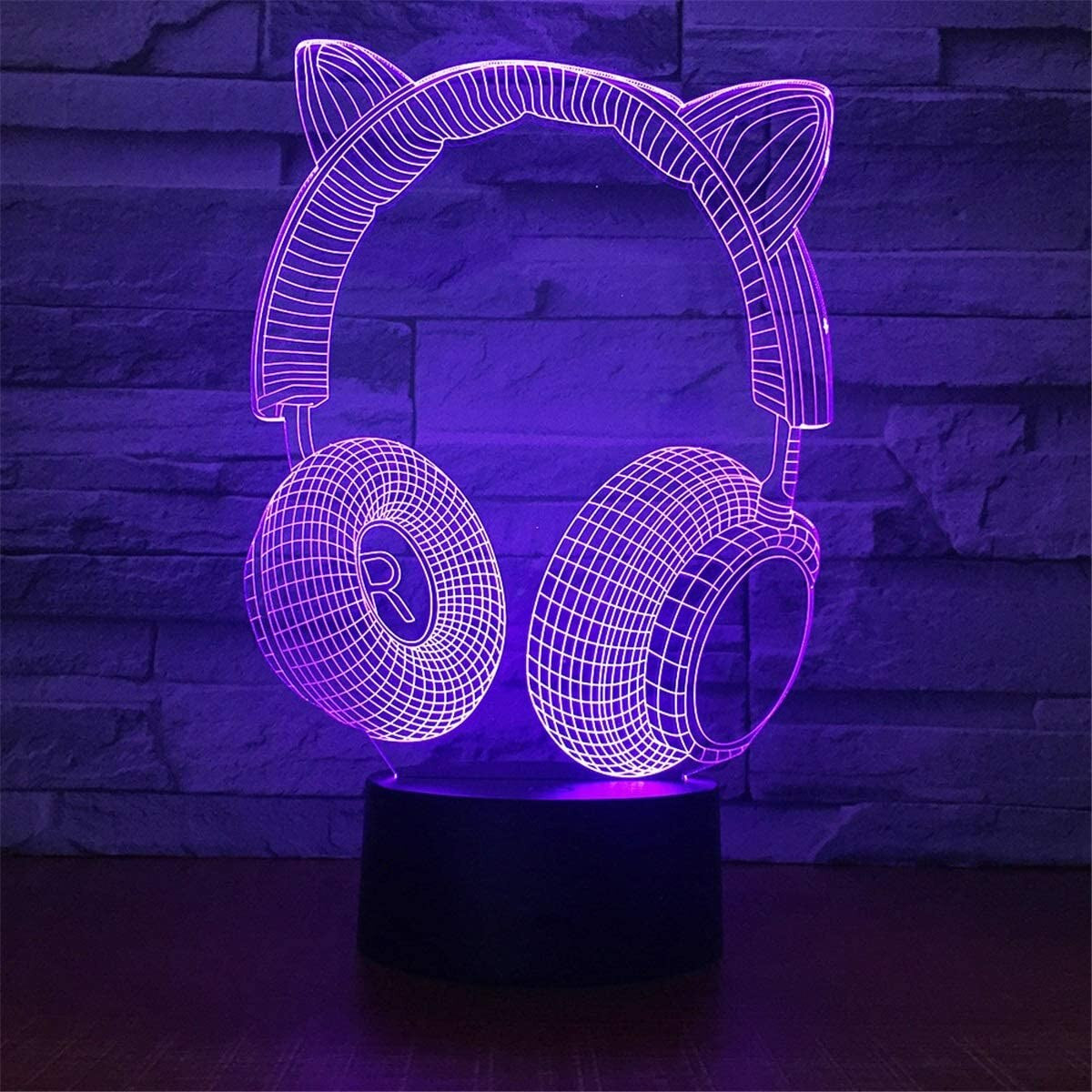3D LED Lampe Gamer
