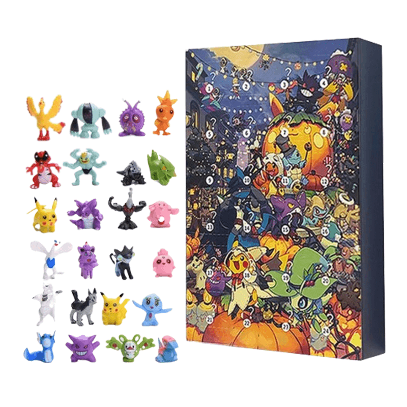 Poke Julekalender Mysterieskrin - 24 stk Figurer