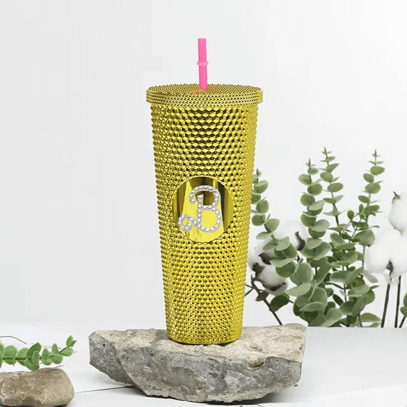 Gjenbrukbar Kopp med Sugerør 710ml