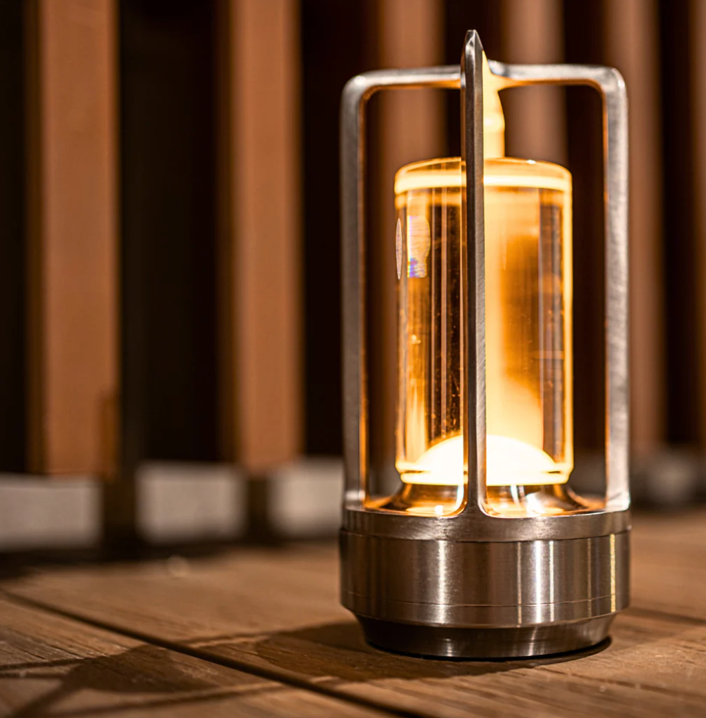 Lumière d'Orée – Trådløs designlampe i krystall og metall