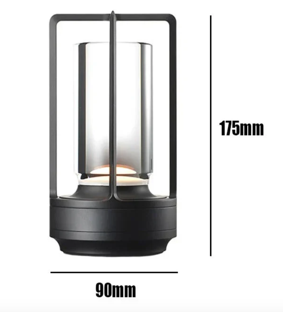 Lumière d'Orée – Trådløs designlampe i krystall og metall