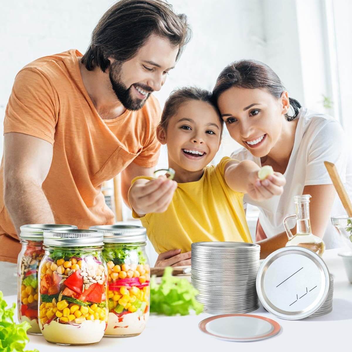 20 STK Mason Jar Lokk