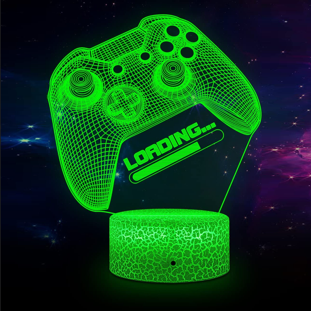 3D LED Lampe Gamer