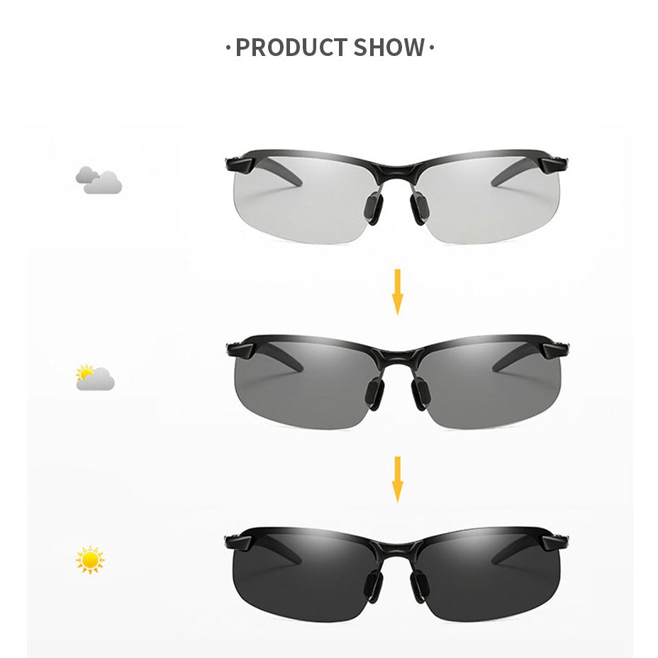 Polariserende Fargeskiftende Solbriller