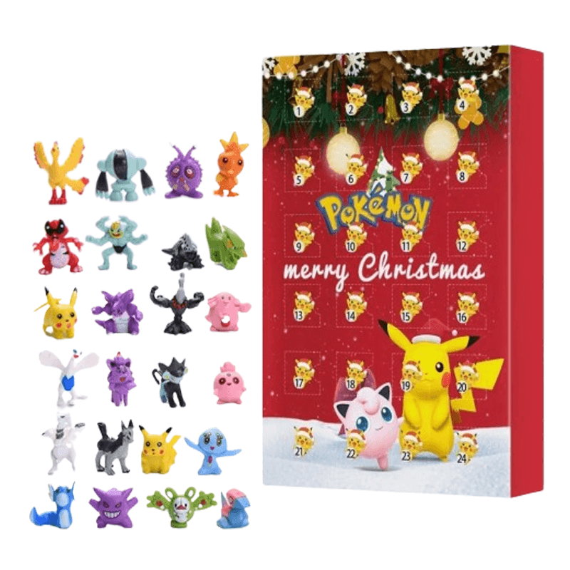 Poke Julekalender Mysterieskrin - 24 stk Figurer