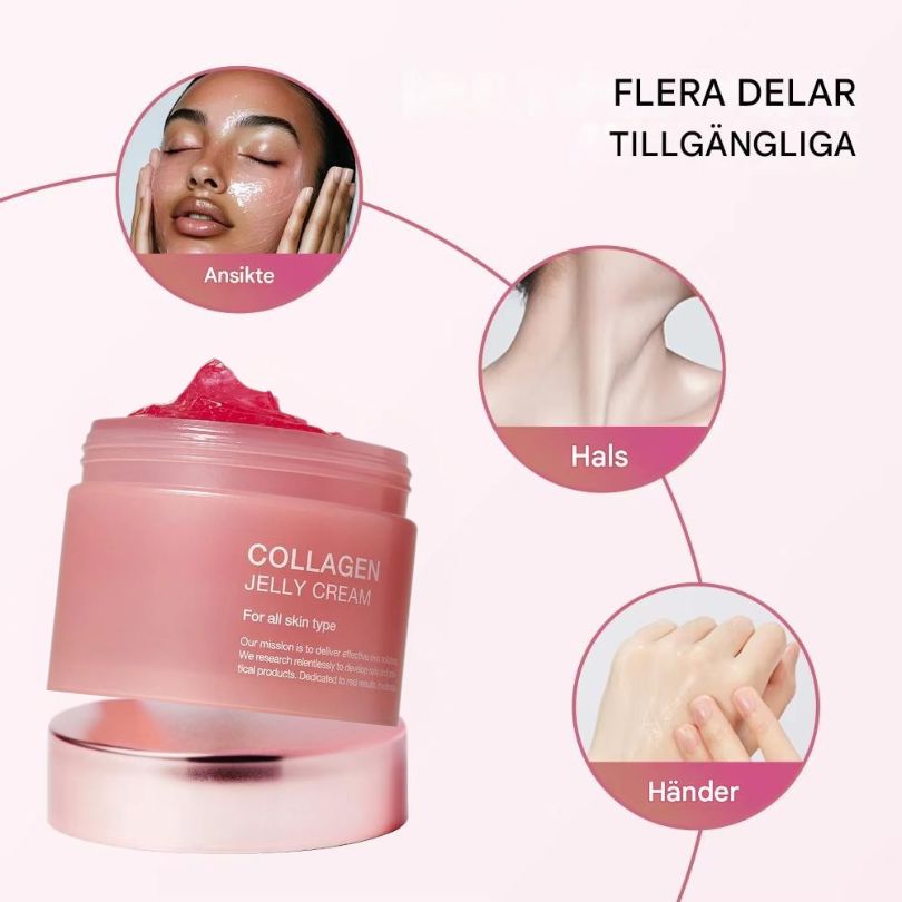 RevitaGlow - Kollagen Fuktighetsgivende Gelkrem For En Sunn Hud