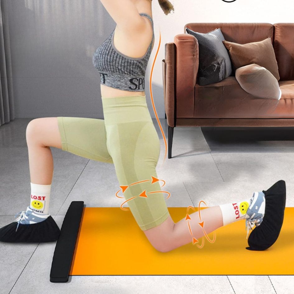 GlideFit - Multifunksjonell Glidende Treningsmatte