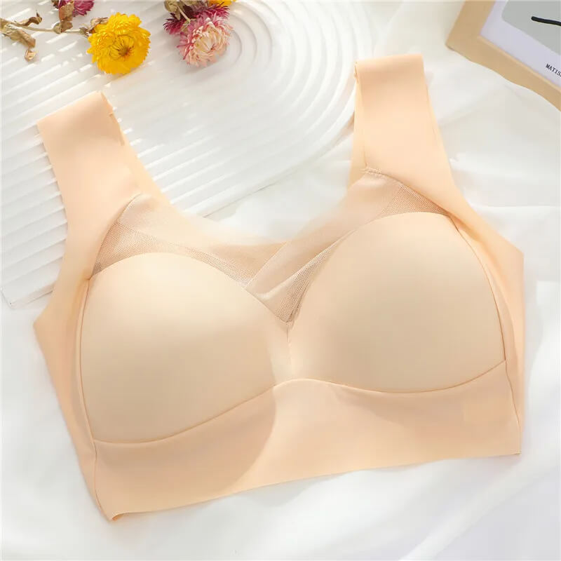 ComfortMax - Pluss Størrelse Sømløs BH for Kvinner M-5XL - Trådløs Minimizer - Push Up