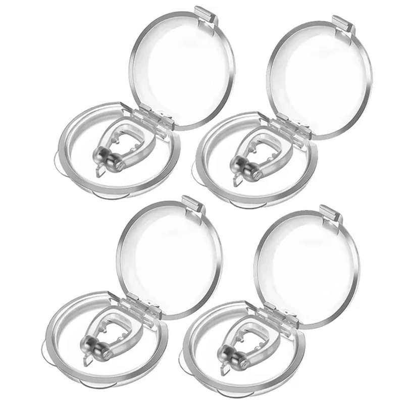 Anti-snorkende Magnetisk Silikon Nese Klemme