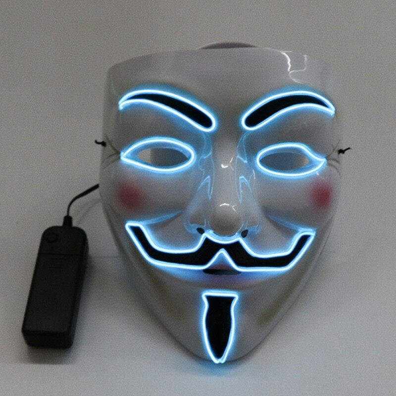 V For Vendetta LED-Maske