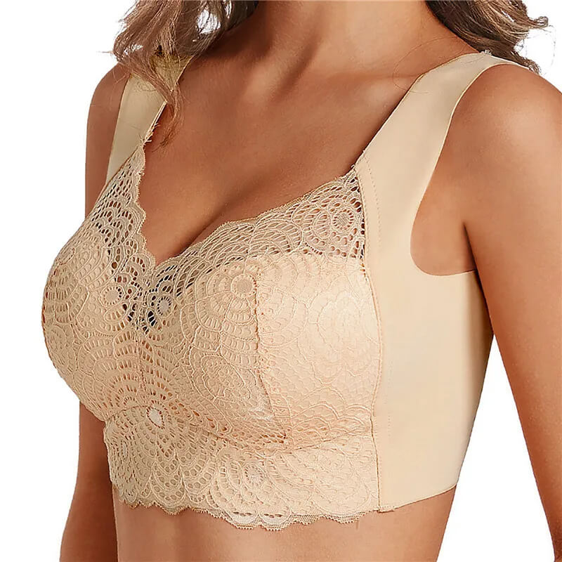 ComfortMax - Pluss Størrelse Sømløs BH for Kvinner M-5XL - Trådløs Minimizer - Push Up