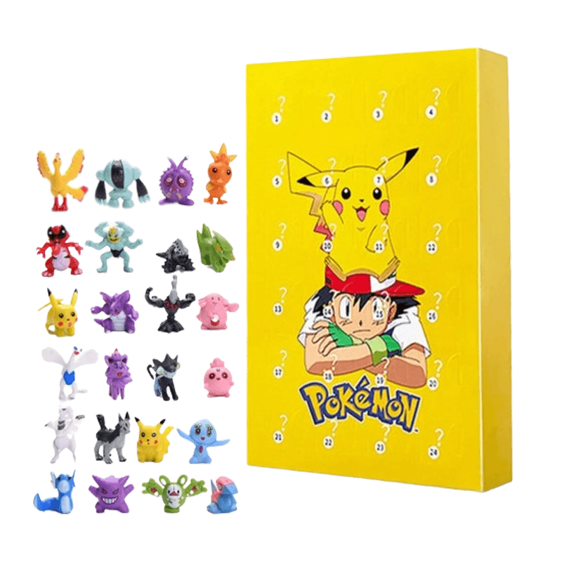 Poke Julekalender Mysterieskrin - 24 stk Figurer