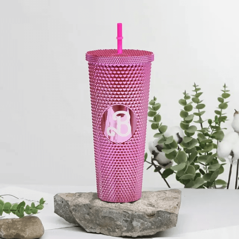 Gjenbrukbar Kopp med Sugerør 710ml