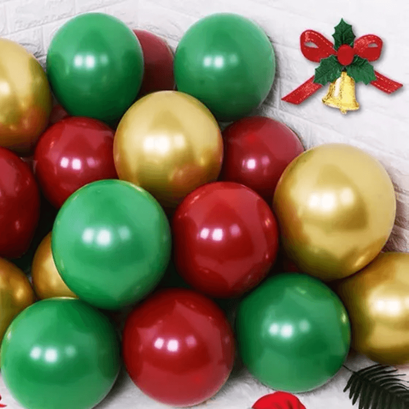 God Jul Ballonger i Flere Farger - Latexballonger Festballonger