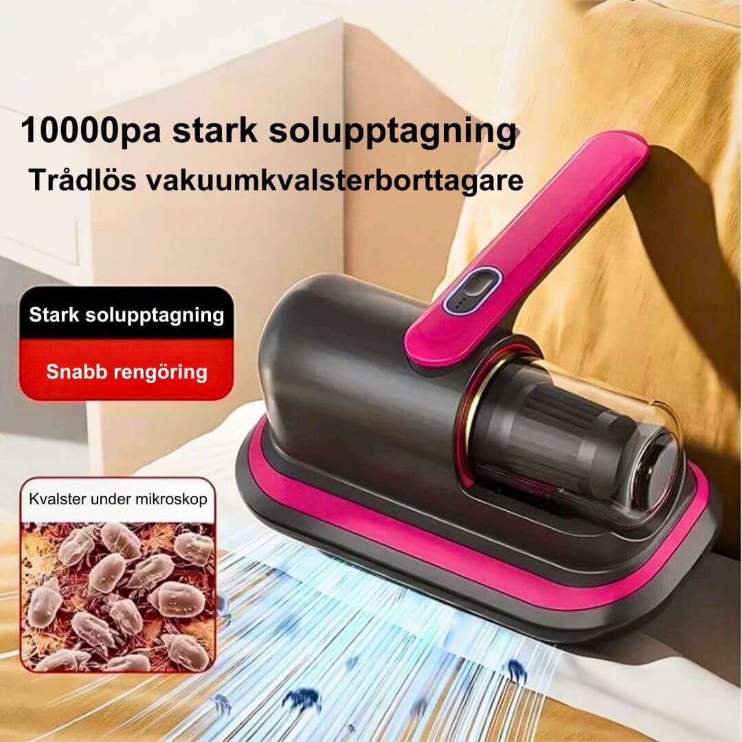 PureVac - 10kPa Trådløs Håndholdt Støvsuger for Madrass og Midd
