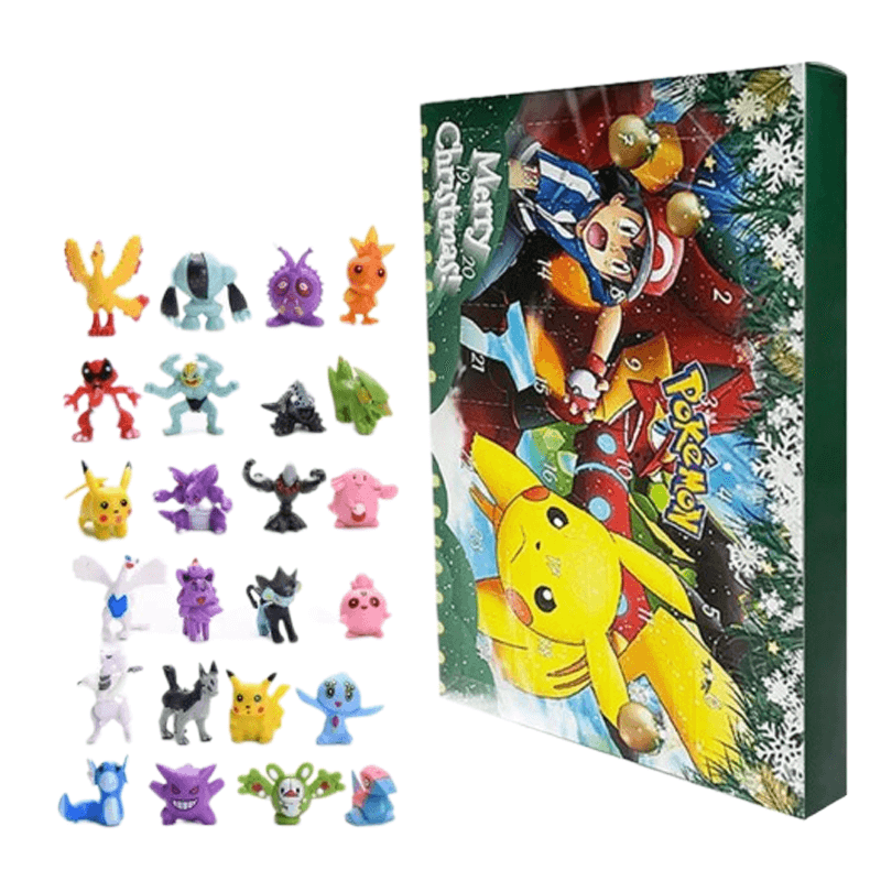 Poke Julekalender Mysterieskrin - 24 stk Figurer