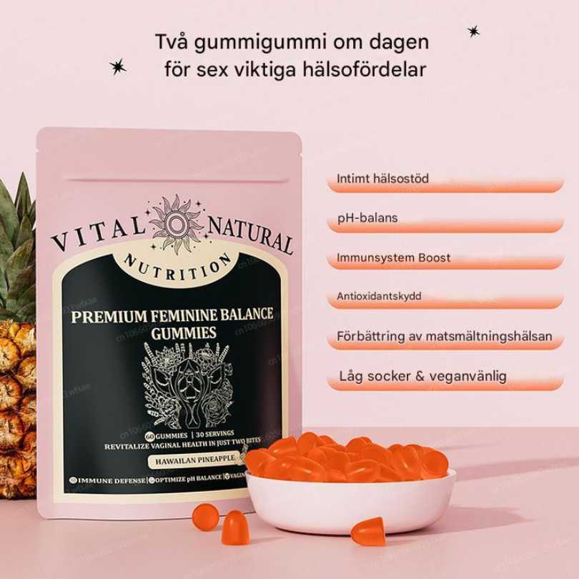 FemVera - Premium pH-Balansgummies for indre friskhet og velvære