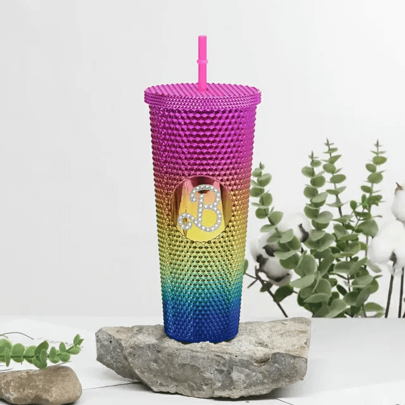 Gjenbrukbar Kopp med Sugerør 710ml