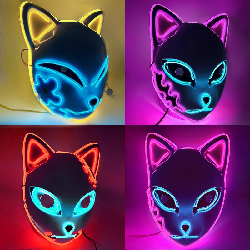 Demon Slayer LED-Maske