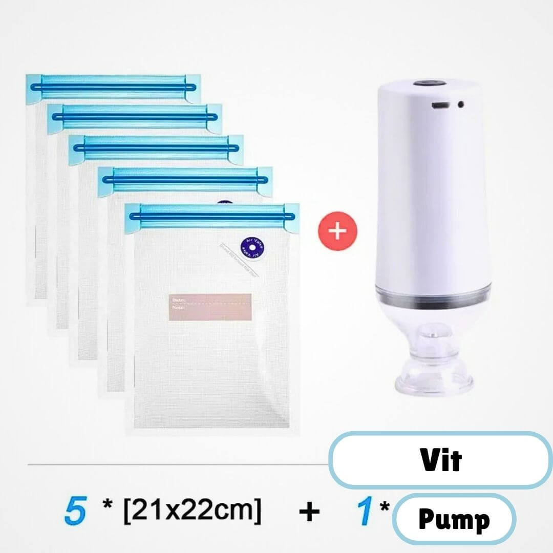 FreshSeal – Vakuumforpakningssett for lengre holdbarhet på maten