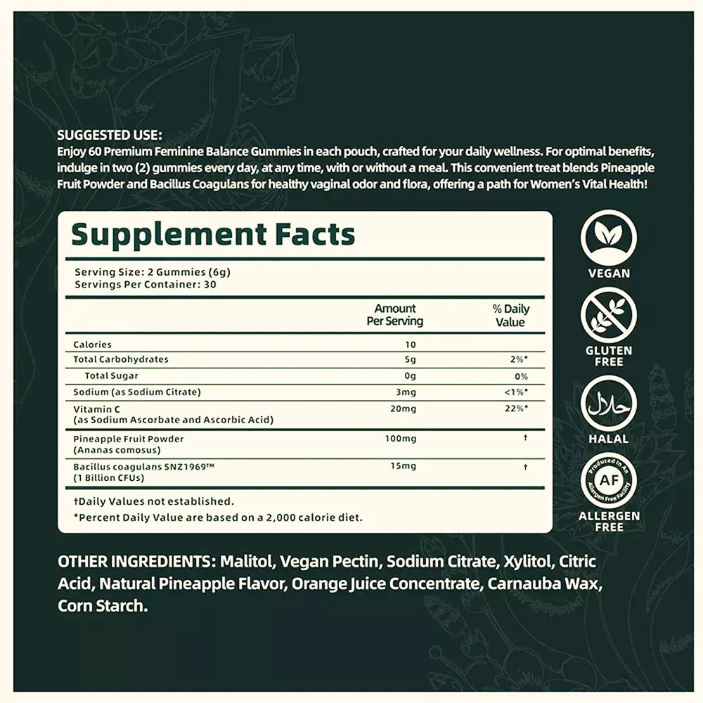 FemVera - Premium pH-Balansgummies for indre friskhet og velvære
