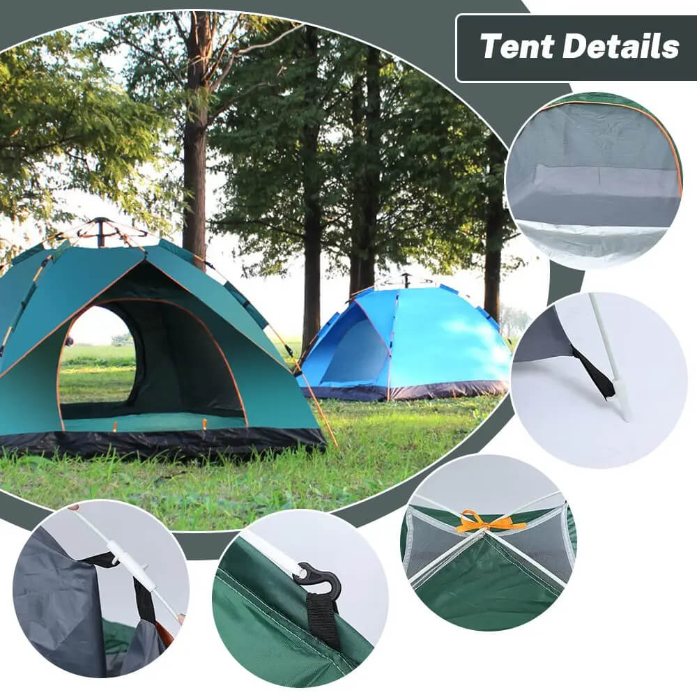 Ekspresstelt 3 Sekunder Helautomatisk Pop-up Telt Camping & Vandring