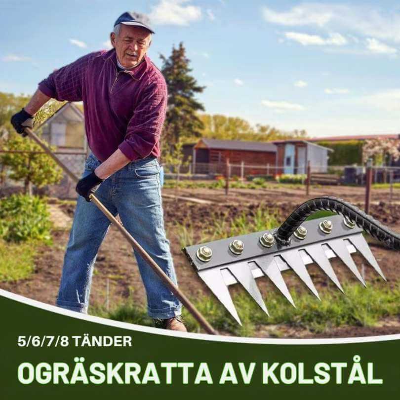 NordStål RootTool - Slitesterk og Rustbestandig Ugresskratta