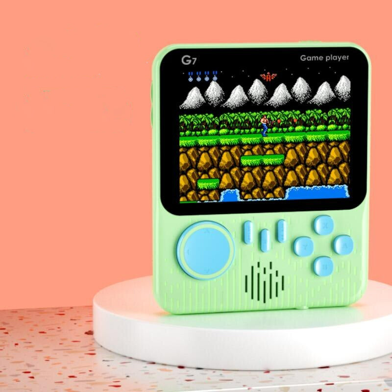 Tynn Håndholdt Retro Videospillkonsoll 666 Spill