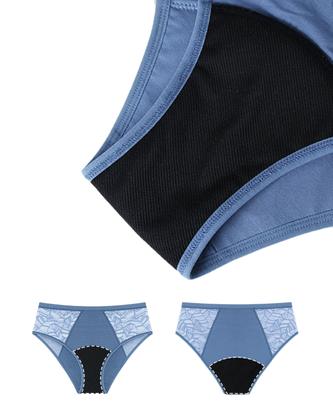 Kjøp 1 få 2 - Blonde Truse - Høyt Liv