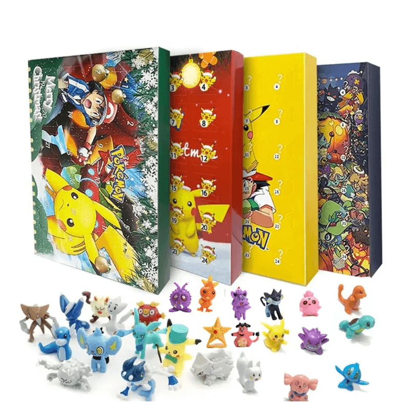 Poke Julekalender Mysterieskrin - 24 stk Figurer